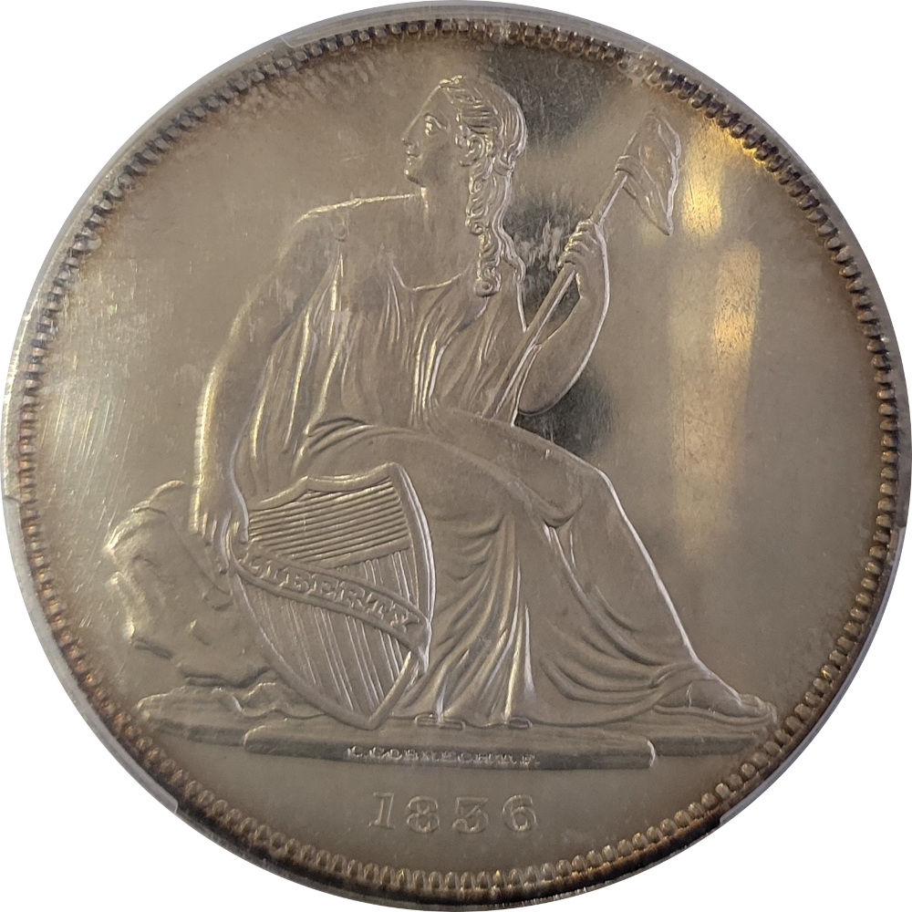 1836-$1-Gobrecht-Dollar-Original-Judd-60-Die-State-B-Die-Alignment-I